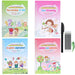 4 English Copybooks Magic Copy Book with Disappearing Ink