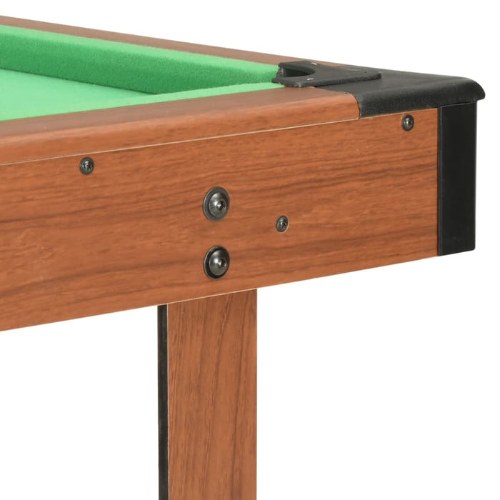 4 Feet Billiard Table 122x61x76 Cm Brown Kokan