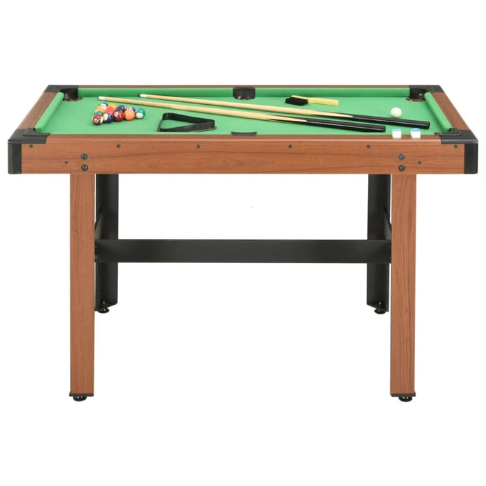 4 Feet Billiard Table 122x61x76 Cm Brown Kokan