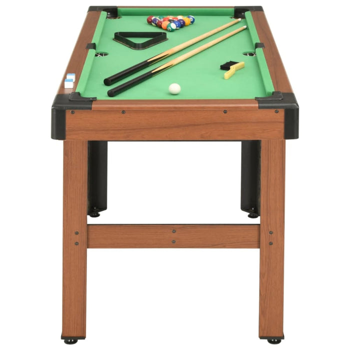 4 Feet Billiard Table 122x61x76 Cm Brown Kokan