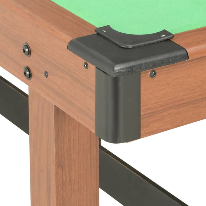 4 Feet Billiard Table 122x61x76 Cm Brown Kokan