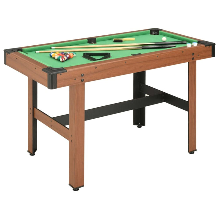 4 Feet Billiard Table 122x61x76 Cm Brown Kokan