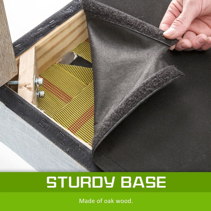 4 Set Grey French Provincial Dining Chair Amour Oak Leg