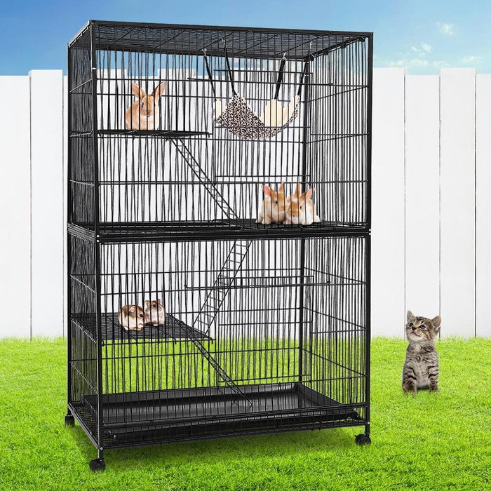 I.pet 4 Level Rabbit Cage Bird Ferret Parrot Aviary Cat