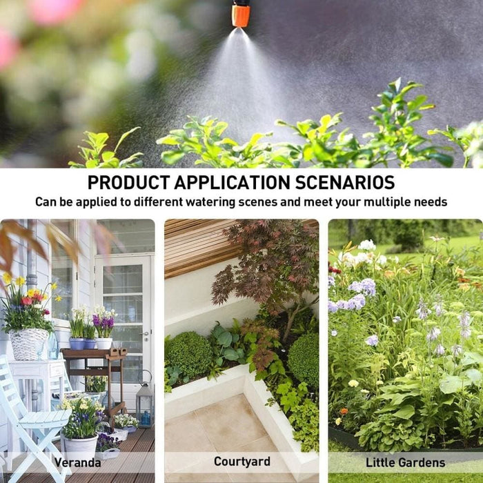 4 7mm Two Outlets Connectors Tool Watering Set for Garden