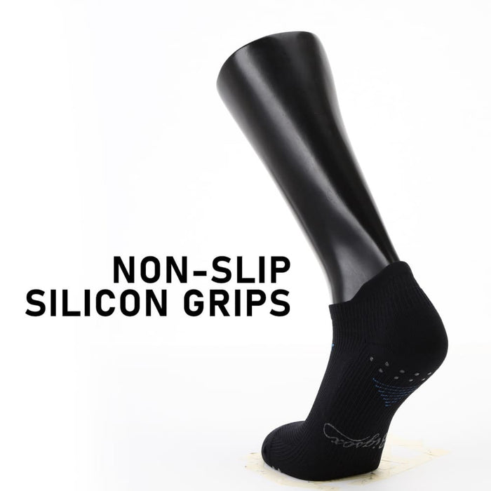 4 Pack Medium White Seamless Sport Sneakers Socks Non-slip