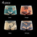 4 Pack Mens Boxers l Xl Xxl Colours Soft Sporty Silky