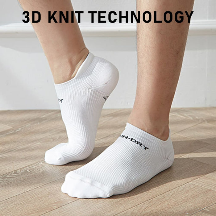 4 Pack Small White Seamless Sport Sneakers Socks Non-slip