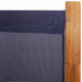 4-panel Room Divider Dark Blue 280x180 Cm Abbttlb