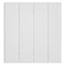 4 Panel Room Divider Screen 164x170cm Pegboard White