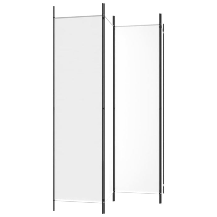 Nz Local Stock-4-panel Room Divider White 200x200 Cm Fabric