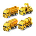 4 Pc Educational Pull Back Toy Cars for Kids Warrior