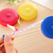 4 Pcs 1.5m Cute Plastic Mini Automatic Retractable Tape