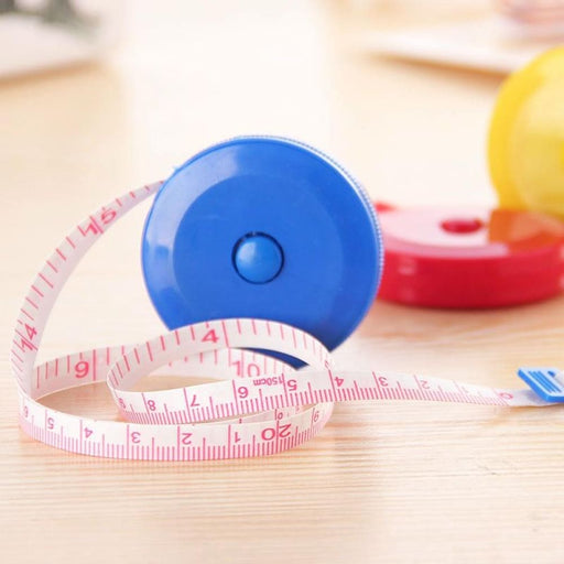 4 Pcs 1.5m Cute Plastic Mini Automatic Retractable Tape