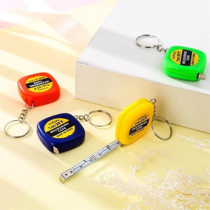 4 Pcs Portable Easy To Retract Square Small Tape Measure