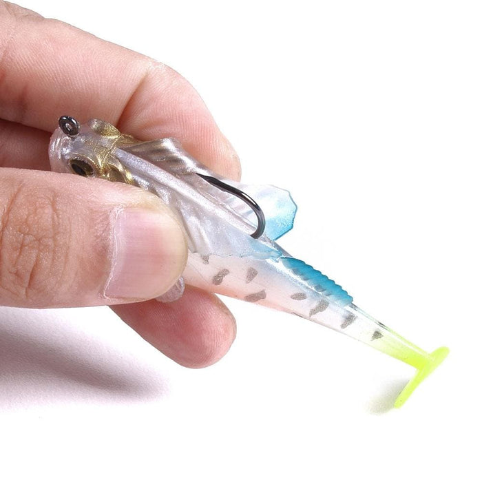 4 Piece 14g Soft Bait For Jumping Fish Defense