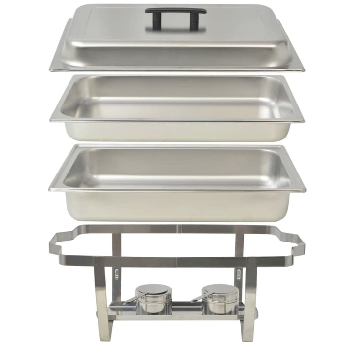 4 Piece Chafing Dish Set Stainless Steel Pbptb