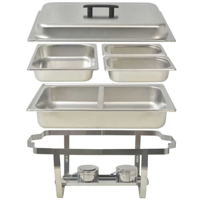 4 Piece Chafing Dish Set Stainless Steel Pbptb