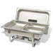 4 Piece Chafing Dish Set Stainless Steel Pbptb