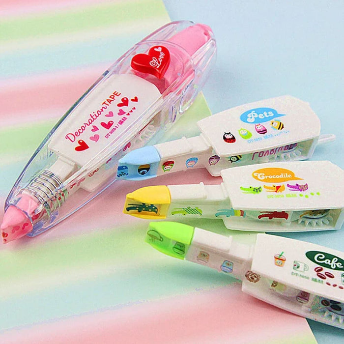 4 Piece Correction Tape Refill Set