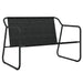 4 Piece Garden Lounge Set with Cushions Anthracite Steel
