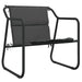 4 Piece Garden Lounge Set with Cushions Anthracite Steel