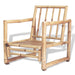 4 Piece Garden Lounge Set with Cushions Bamboo Atopk