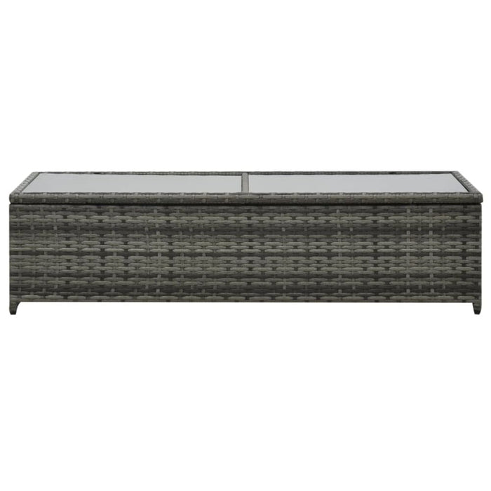 4 Piece Garden Lounge Set with Cushions Poly Rattan