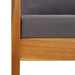 4 Piece Garden Lounge Set with Cushions Solid Acacia Wood