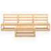4 Piece Garden Lounge Set Solid Pinewood Tbiptba