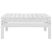 4 Piece Garden Lounge Set Solid Pinewood White Nbllxt