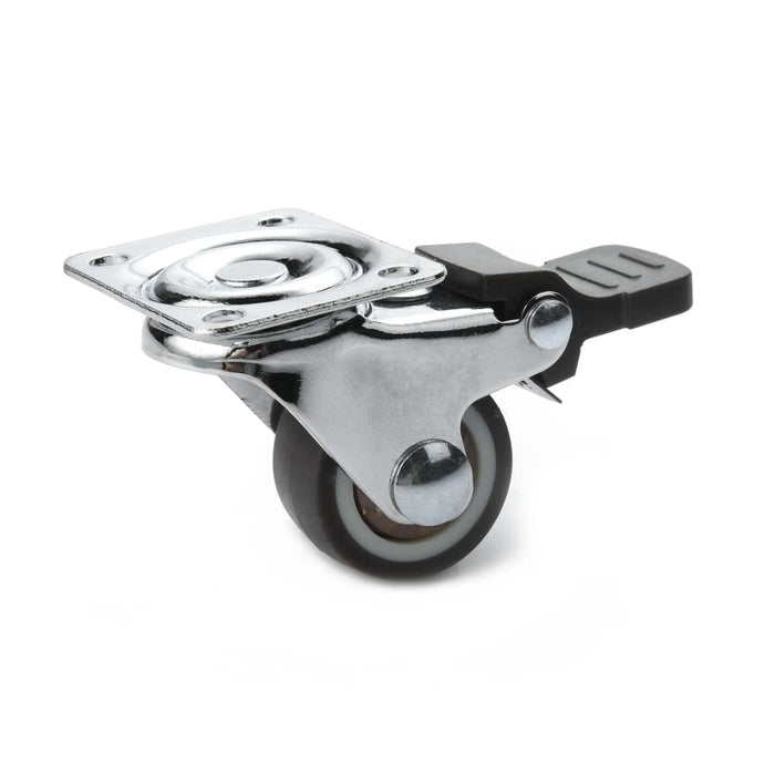 4 Piece Heavy Duty Swivel Casters With Brake For Furniture
