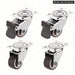 4 Piece Heavy Duty Swivel Casters With Brake For Furniture