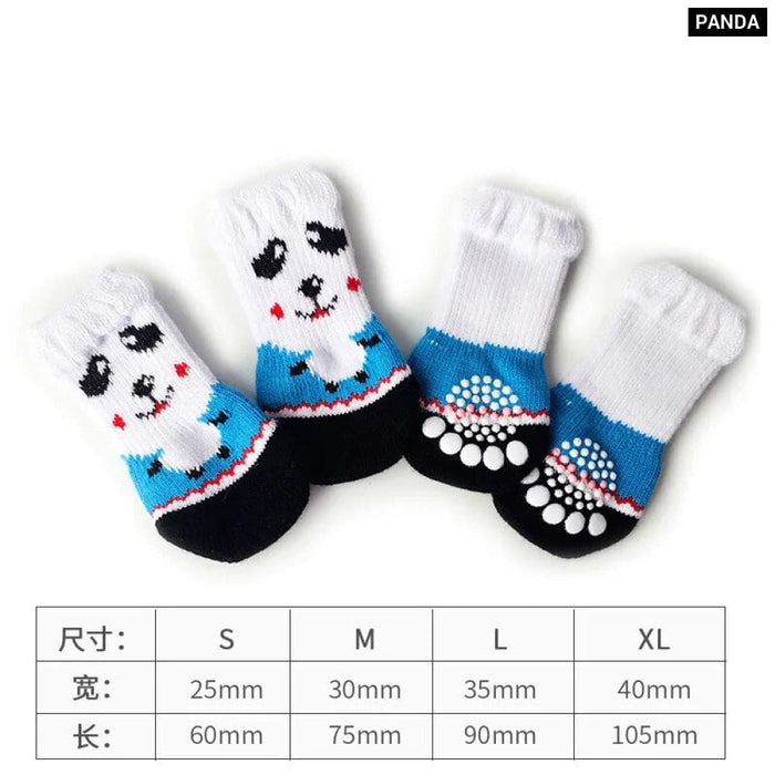4 Piece Small Pet Booties For Chihuahuas And Cats