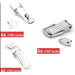 4 Piece Spring Loaded Cabinet Locks For Sliding Doors