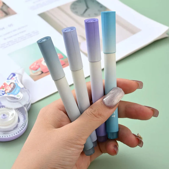 4 Pieces Kawaii Highlighter Pens Set Diy Spot Liner Marker