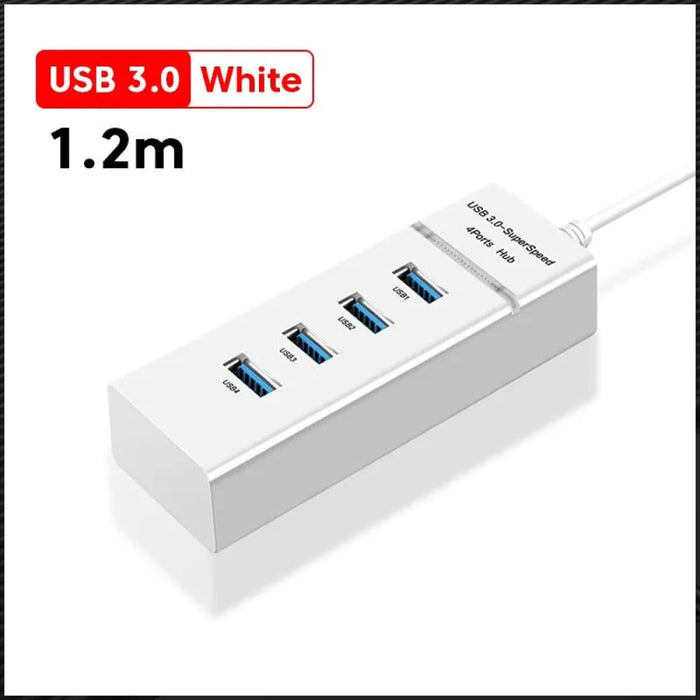 4 Port Usb Hub For High Speed Pc Connectivity
