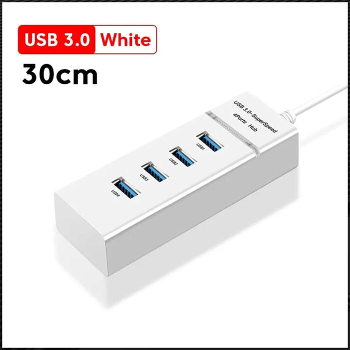 4 Port Usb Hub For High Speed Pc Connectivity