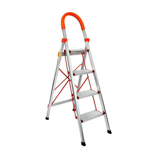 4 Step Ladder Multi-purpose Folding Aluminium Lightweight