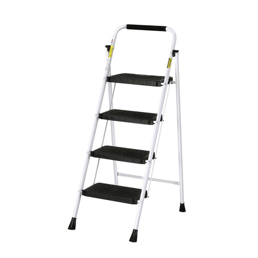 4 Step Ladder Multi-purpose Folding Steel Light Weight