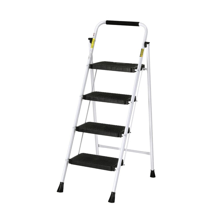 4 Step Ladder Multi-purpose Folding Steel Light Weight