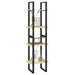 4-tier Book Cabinet 40x30x140 Cm Solid Pine Wood Nblaxx