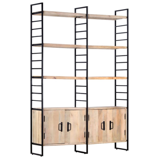 4 - tier Bookcase 124x30x180 Cm Solid Mango Wood Xnaaoi