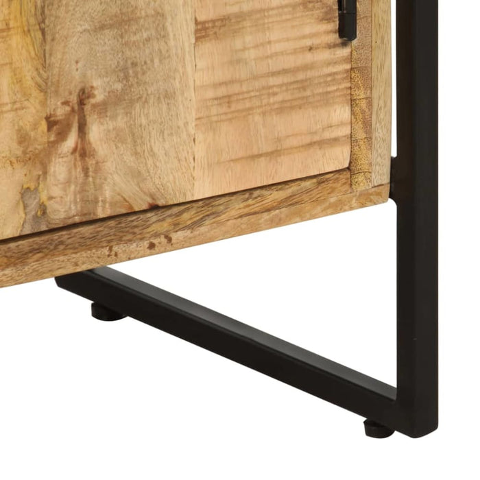 4 - tier Bookcase 80x30x180 Cm Rough Mango Wood Xnaaxx