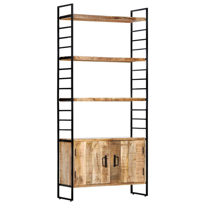 4-tier Bookcase 80x30x180 Cm Rough Mango Wood Xnaaxx
