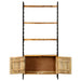 4-tier Bookcase 80x30x180 Cm Rough Mango Wood Xnaaxx
