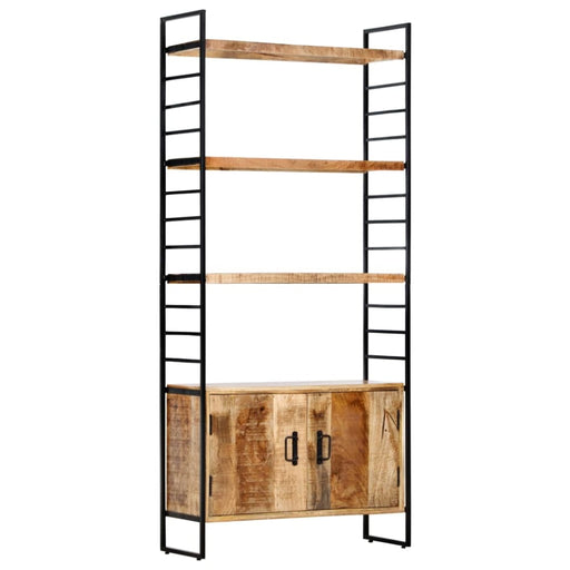 4-tier Bookcase 80x30x180 Cm Rough Mango Wood Xnaaxx