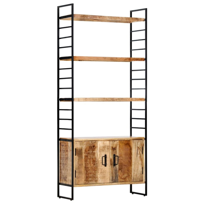 4-tier Bookcase 80x30x180 Cm Rough Mango Wood Xnaaxx