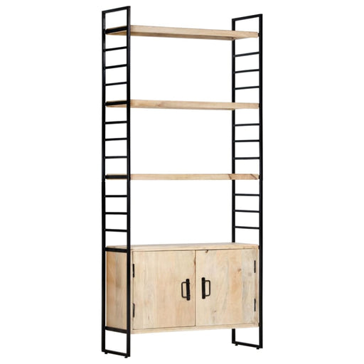 4 - tier Bookcase 80x30x180 Cm Solid Mango Wood Xnaaxo