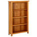 4 - tier Bookcase Solid Oak Wood Ttoitp